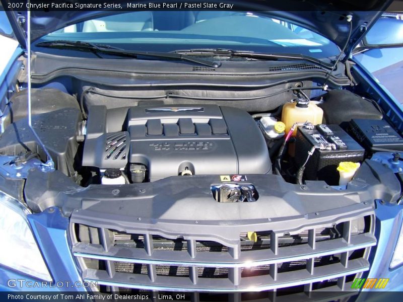 Marine Blue Pearl / Pastel Slate Gray 2007 Chrysler Pacifica Signature Series