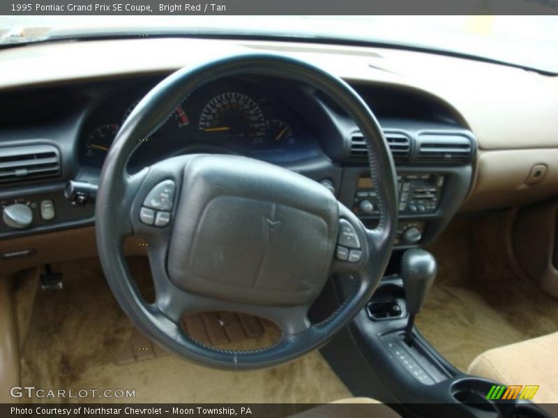 Bright Red / Tan 1995 Pontiac Grand Prix SE Coupe
