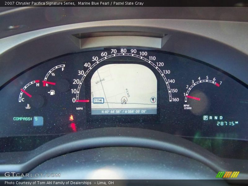 Marine Blue Pearl / Pastel Slate Gray 2007 Chrysler Pacifica Signature Series