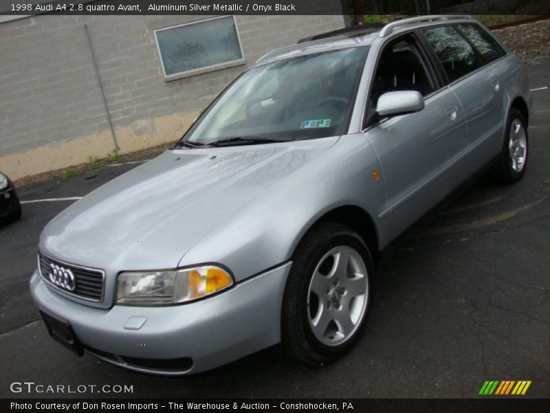 Aluminum Silver Metallic / Onyx Black 1998 Audi A4 2.8 quattro Avant