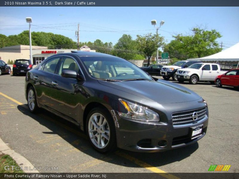 Dark Slate / Caffe Latte 2010 Nissan Maxima 3.5 S