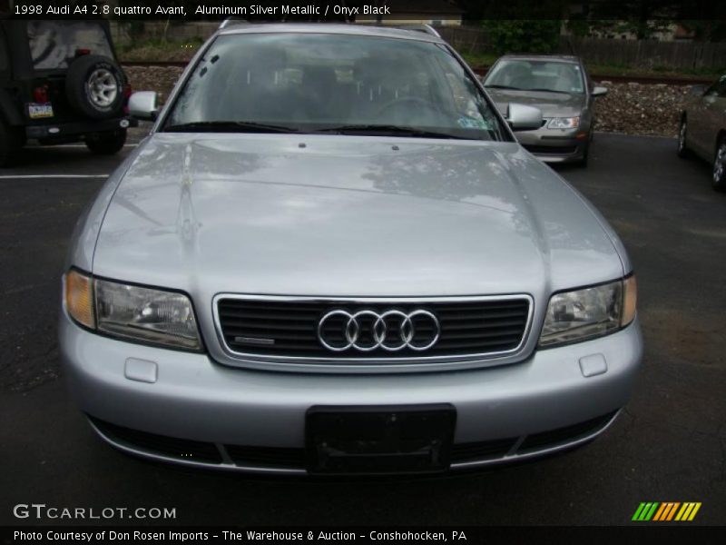 Aluminum Silver Metallic / Onyx Black 1998 Audi A4 2.8 quattro Avant