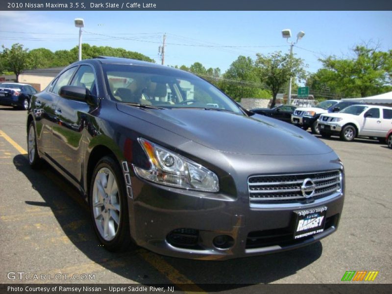 Dark Slate / Caffe Latte 2010 Nissan Maxima 3.5 S