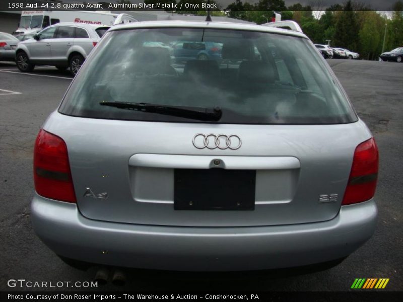 Aluminum Silver Metallic / Onyx Black 1998 Audi A4 2.8 quattro Avant
