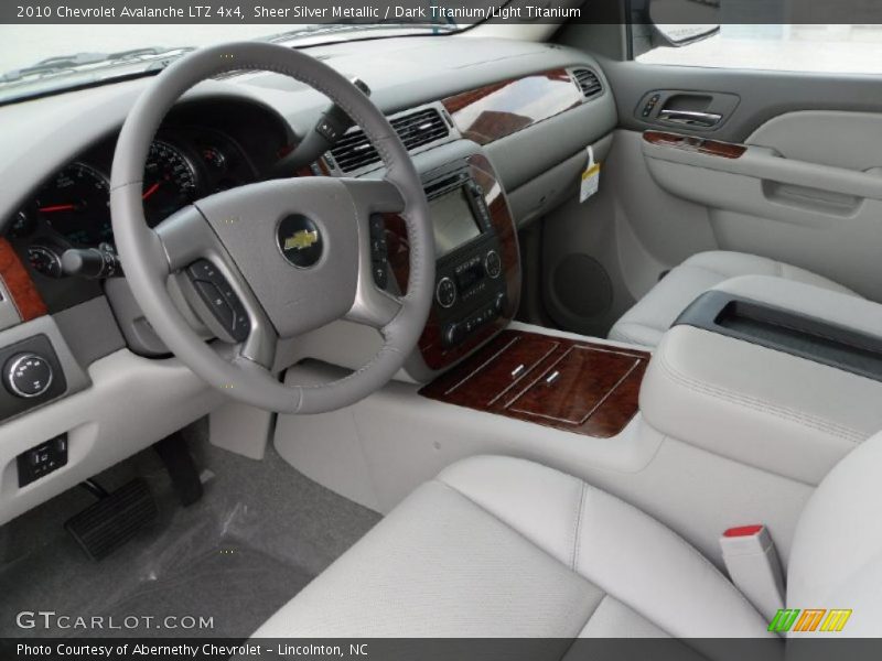 Sheer Silver Metallic / Dark Titanium/Light Titanium 2010 Chevrolet Avalanche LTZ 4x4