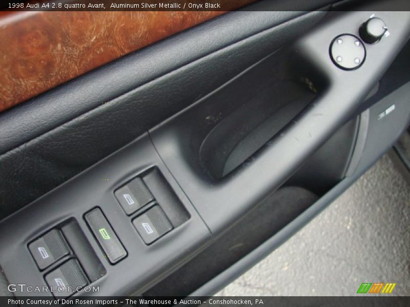 Aluminum Silver Metallic / Onyx Black 1998 Audi A4 2.8 quattro Avant