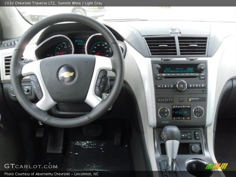 Summit White / Light Gray 2010 Chevrolet Traverse LTZ