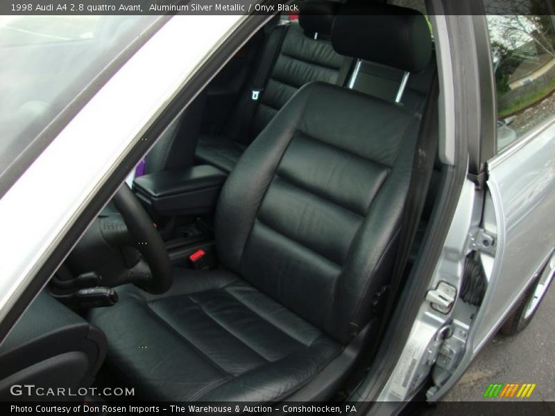 Aluminum Silver Metallic / Onyx Black 1998 Audi A4 2.8 quattro Avant