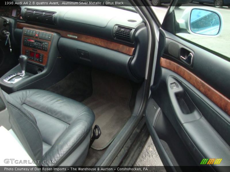 Aluminum Silver Metallic / Onyx Black 1998 Audi A4 2.8 quattro Avant