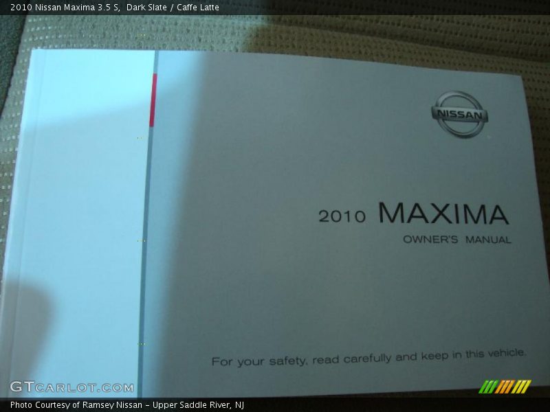 Dark Slate / Caffe Latte 2010 Nissan Maxima 3.5 S