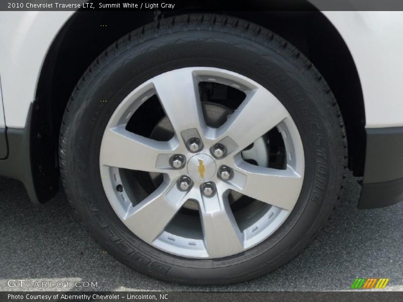 Summit White / Light Gray 2010 Chevrolet Traverse LTZ