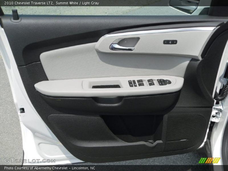 Summit White / Light Gray 2010 Chevrolet Traverse LTZ