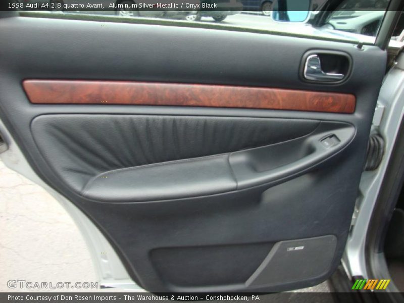 Aluminum Silver Metallic / Onyx Black 1998 Audi A4 2.8 quattro Avant