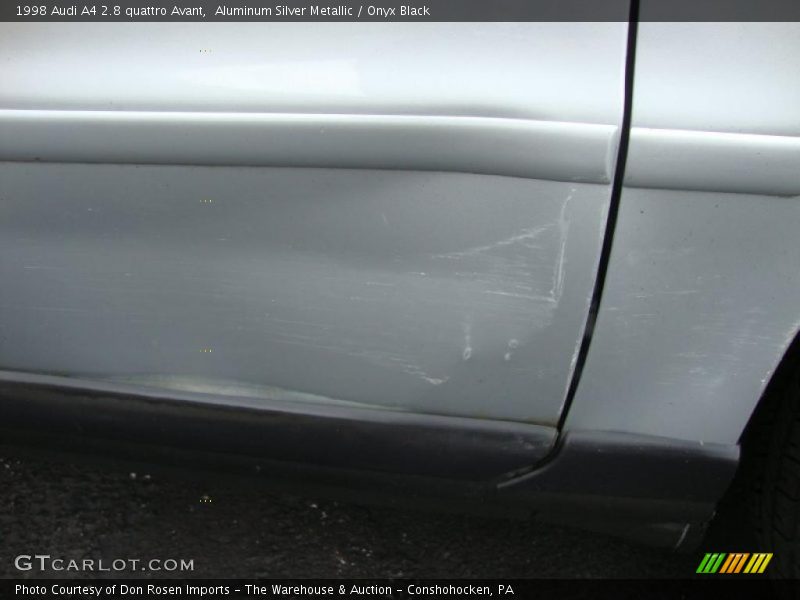 Aluminum Silver Metallic / Onyx Black 1998 Audi A4 2.8 quattro Avant