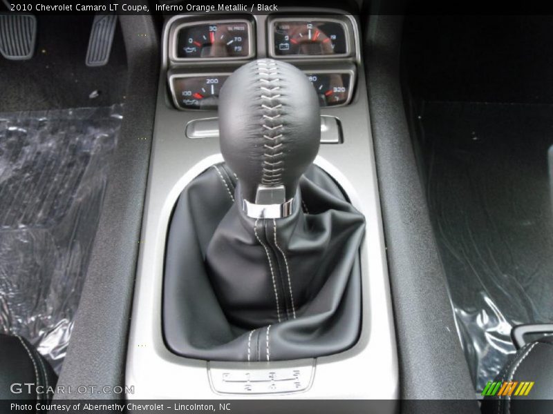 Inferno Orange Metallic / Black 2010 Chevrolet Camaro LT Coupe