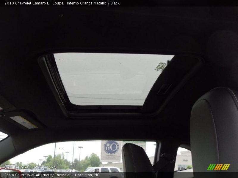 Inferno Orange Metallic / Black 2010 Chevrolet Camaro LT Coupe