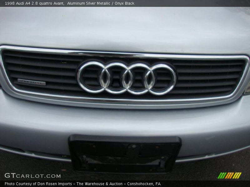 Aluminum Silver Metallic / Onyx Black 1998 Audi A4 2.8 quattro Avant