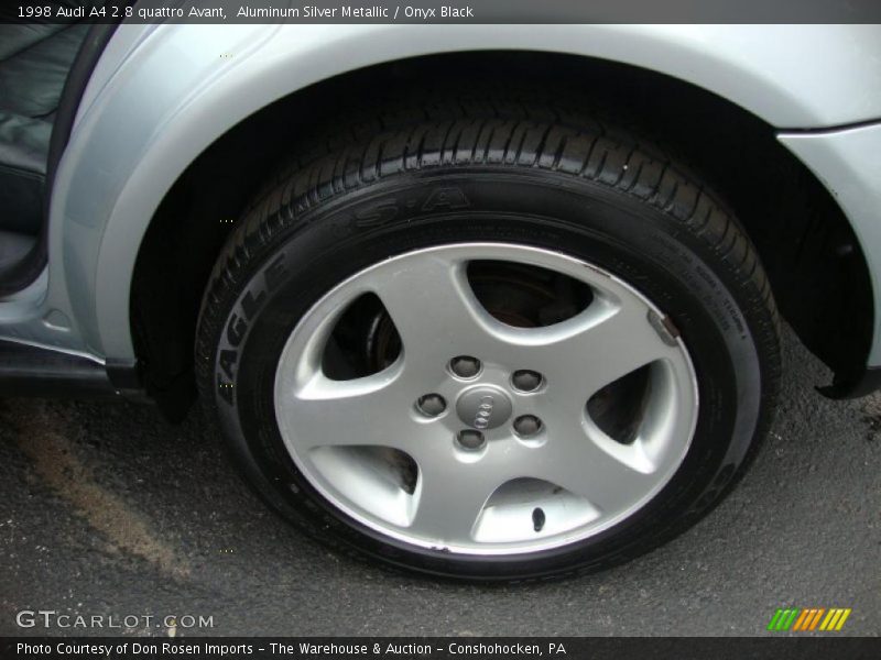 Aluminum Silver Metallic / Onyx Black 1998 Audi A4 2.8 quattro Avant