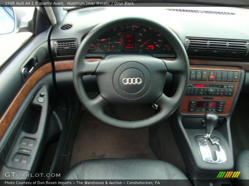 Aluminum Silver Metallic / Onyx Black 1998 Audi A4 2.8 quattro Avant