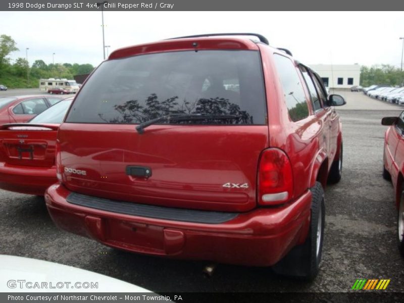 Chili Pepper Red / Gray 1998 Dodge Durango SLT 4x4