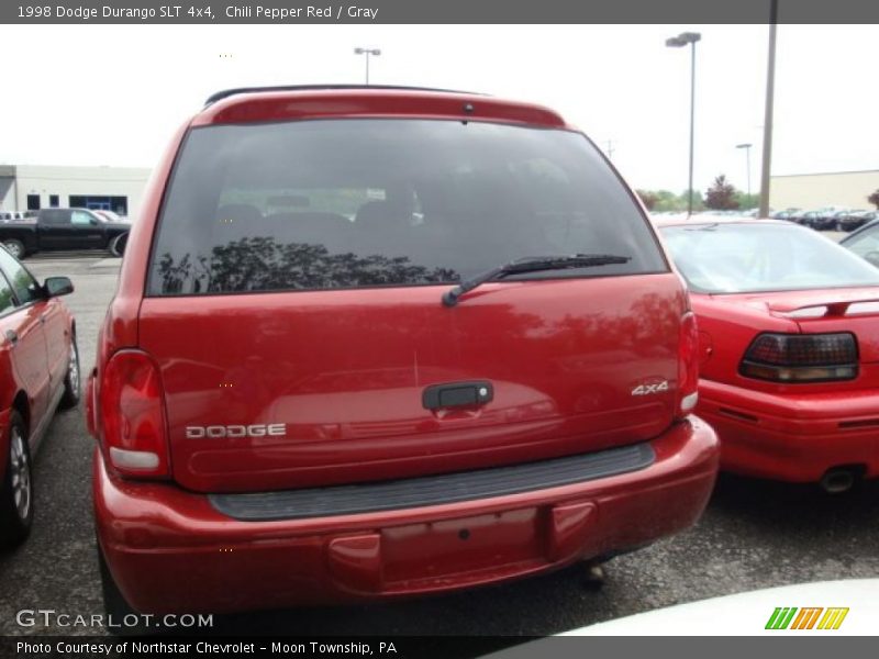 Chili Pepper Red / Gray 1998 Dodge Durango SLT 4x4
