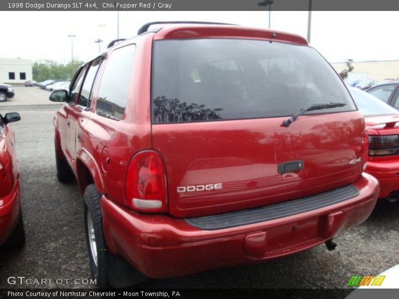 Chili Pepper Red / Gray 1998 Dodge Durango SLT 4x4