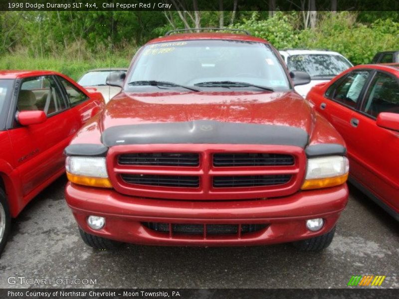Chili Pepper Red / Gray 1998 Dodge Durango SLT 4x4