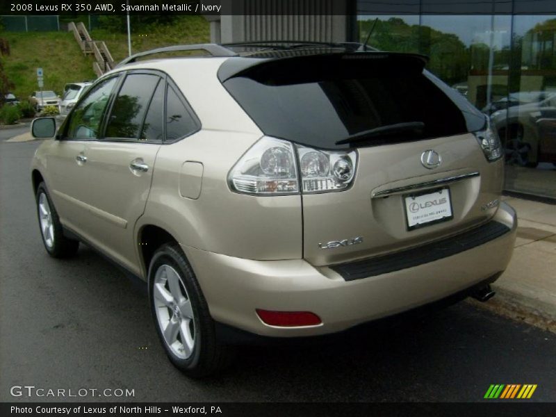 Savannah Metallic / Ivory 2008 Lexus RX 350 AWD
