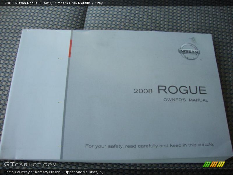 Gotham Gray Metallic / Gray 2008 Nissan Rogue SL AWD