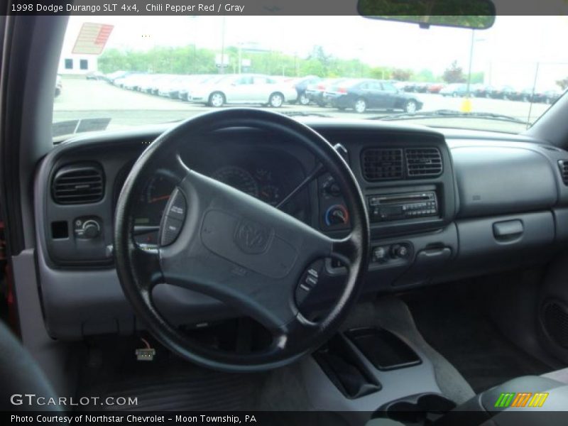 Chili Pepper Red / Gray 1998 Dodge Durango SLT 4x4