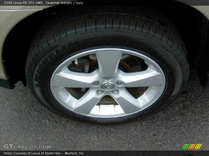 Savannah Metallic / Ivory 2008 Lexus RX 350 AWD