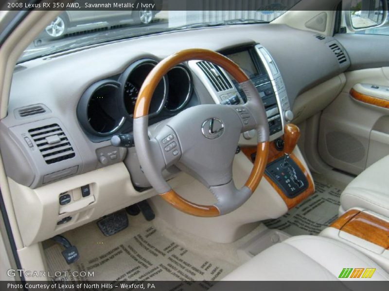Savannah Metallic / Ivory 2008 Lexus RX 350 AWD