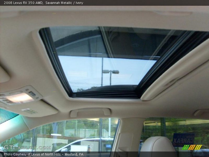 Savannah Metallic / Ivory 2008 Lexus RX 350 AWD