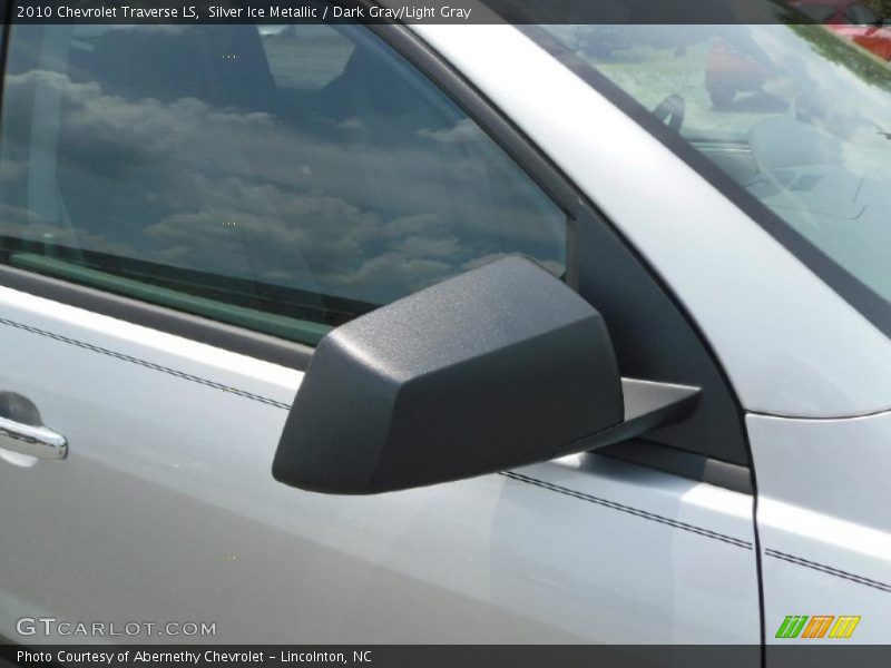 Silver Ice Metallic / Dark Gray/Light Gray 2010 Chevrolet Traverse LS