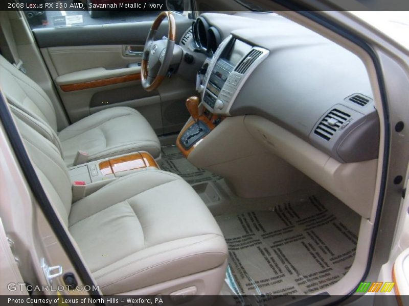Savannah Metallic / Ivory 2008 Lexus RX 350 AWD