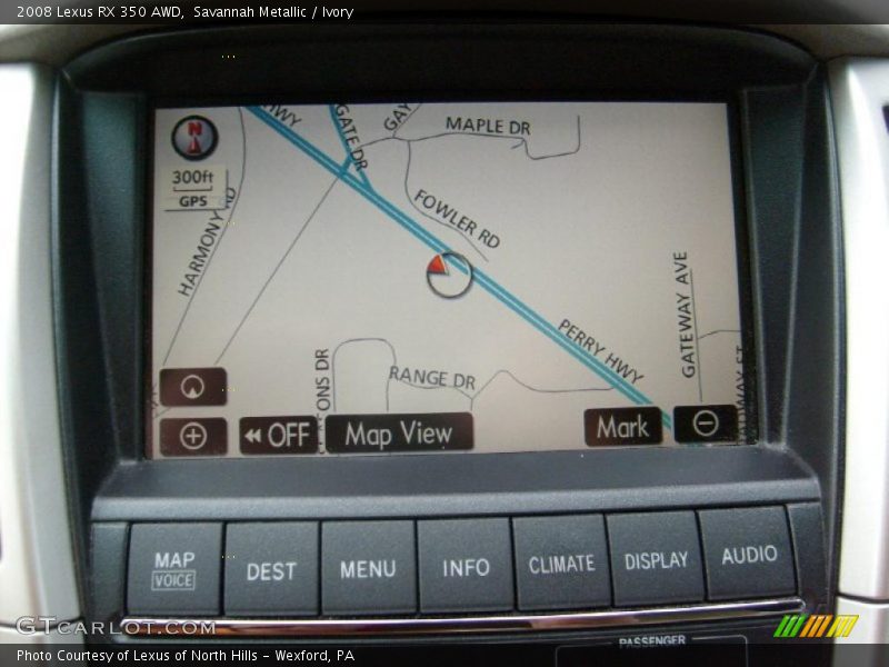 Savannah Metallic / Ivory 2008 Lexus RX 350 AWD
