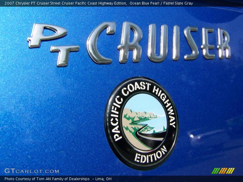 Ocean Blue Pearl / Pastel Slate Gray 2007 Chrysler PT Cruiser Street Cruiser Pacific Coast Highway Edition