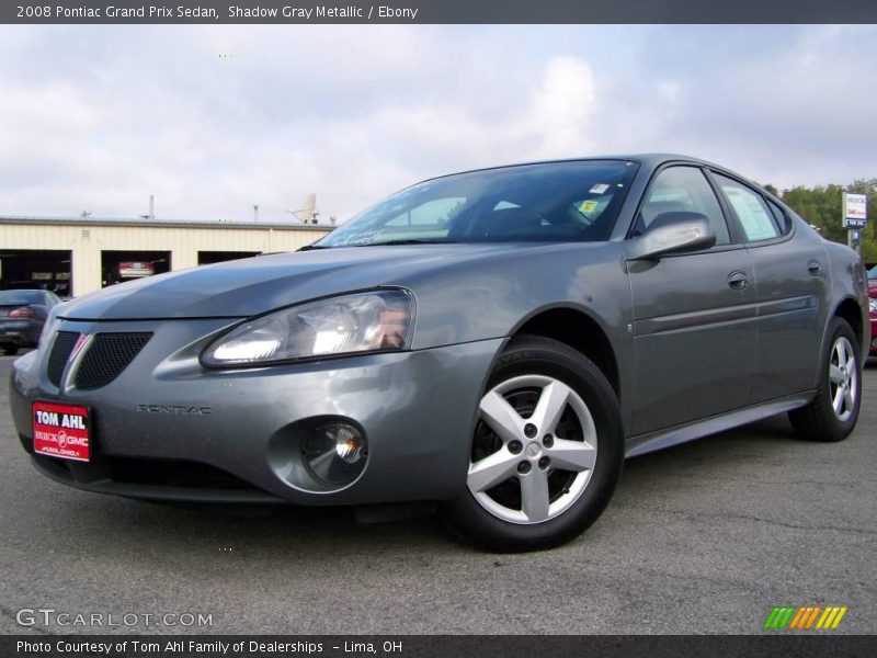 Shadow Gray Metallic / Ebony 2008 Pontiac Grand Prix Sedan