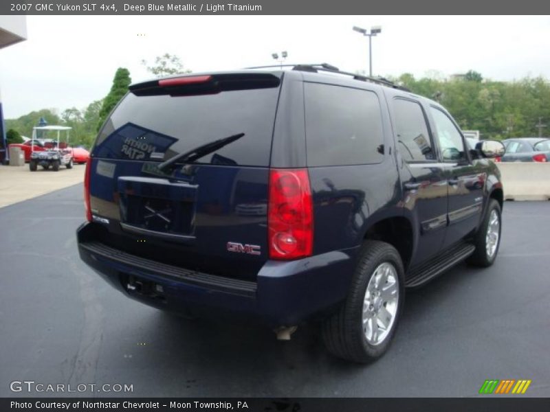 Deep Blue Metallic / Light Titanium 2007 GMC Yukon SLT 4x4