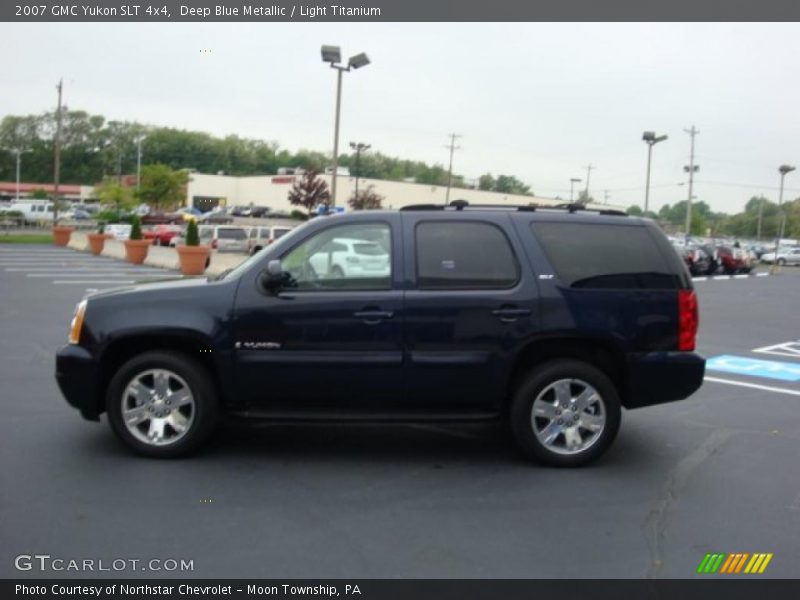 Deep Blue Metallic / Light Titanium 2007 GMC Yukon SLT 4x4