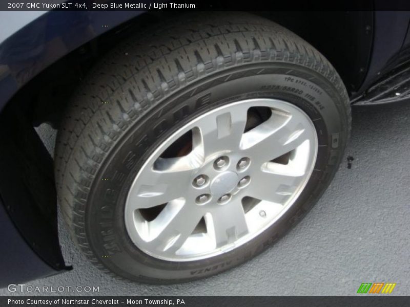 Deep Blue Metallic / Light Titanium 2007 GMC Yukon SLT 4x4
