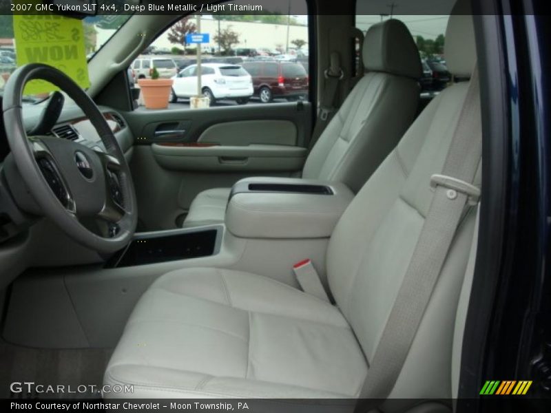 Deep Blue Metallic / Light Titanium 2007 GMC Yukon SLT 4x4