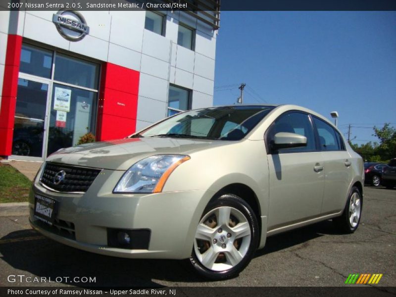 Sandstone Metallic / Charcoal/Steel 2007 Nissan Sentra 2.0 S