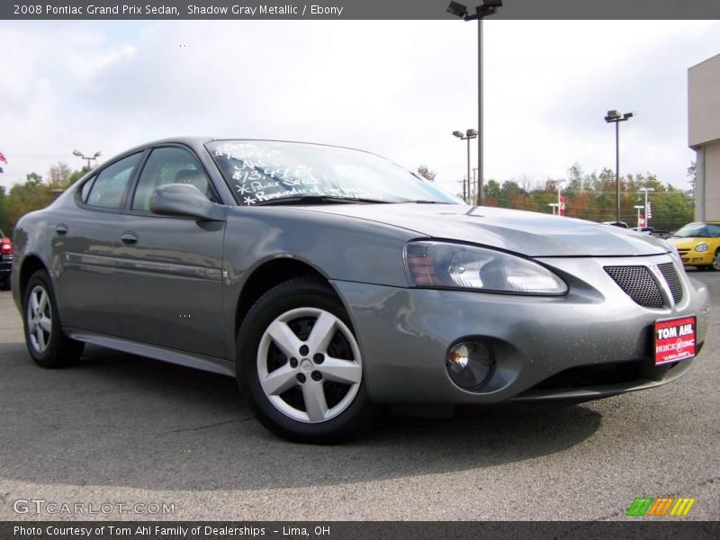 Shadow Gray Metallic / Ebony 2008 Pontiac Grand Prix Sedan