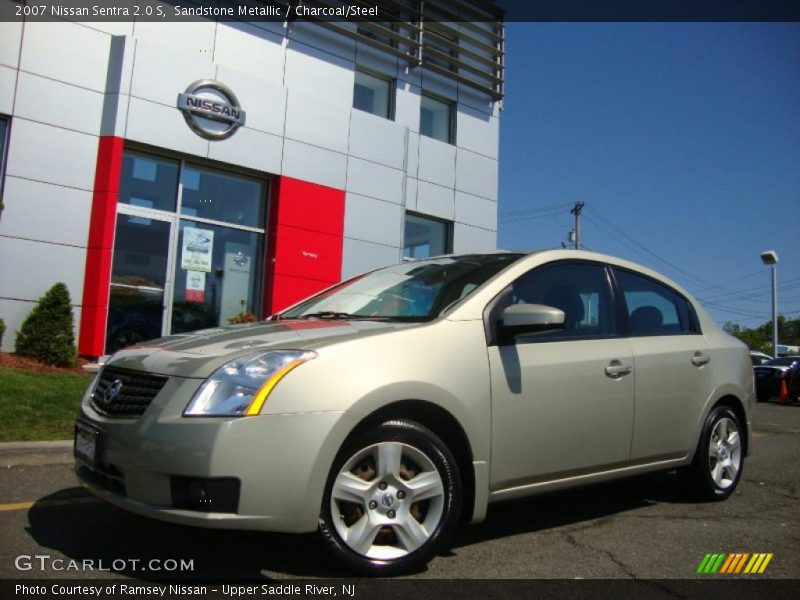 Sandstone Metallic / Charcoal/Steel 2007 Nissan Sentra 2.0 S