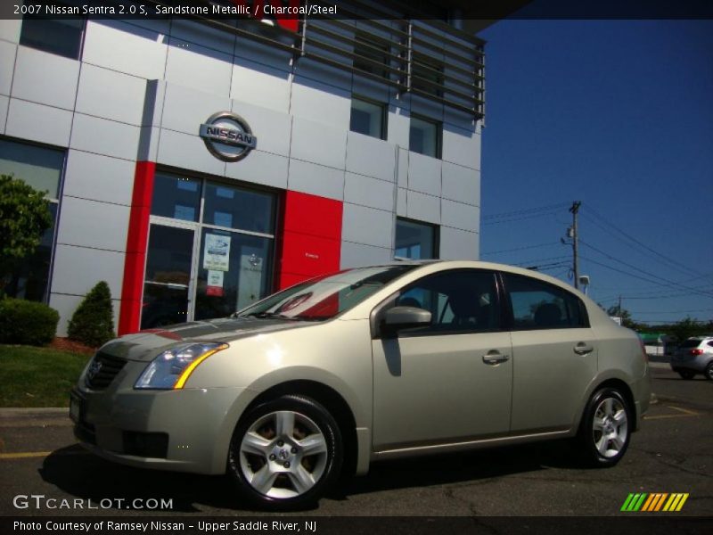 Sandstone Metallic / Charcoal/Steel 2007 Nissan Sentra 2.0 S