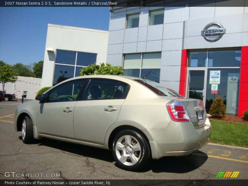 Sandstone Metallic / Charcoal/Steel 2007 Nissan Sentra 2.0 S