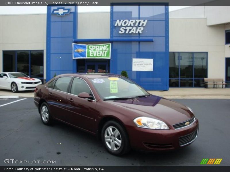 Bordeaux Red / Ebony Black 2007 Chevrolet Impala LS