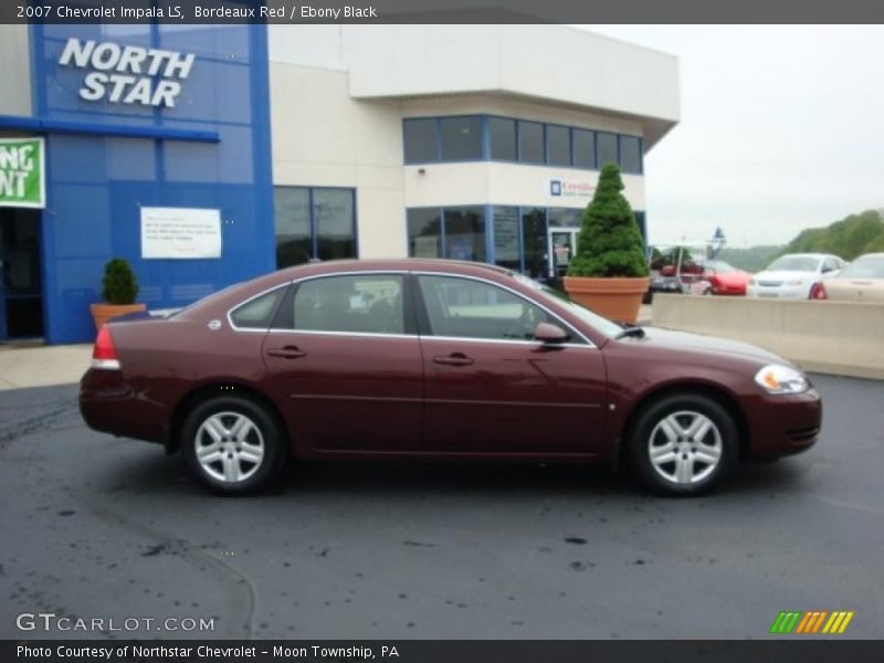 Bordeaux Red / Ebony Black 2007 Chevrolet Impala LS