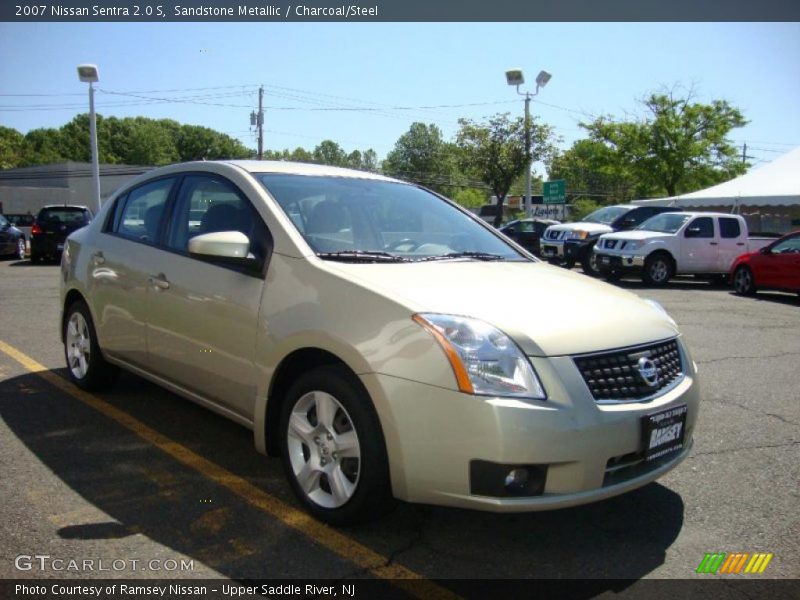 Sandstone Metallic / Charcoal/Steel 2007 Nissan Sentra 2.0 S